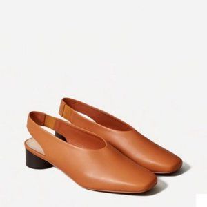 Everlane Square Toe Slingback Heel